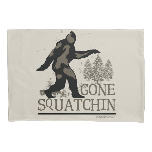 行ったSquatchin 枕カバー (正面)