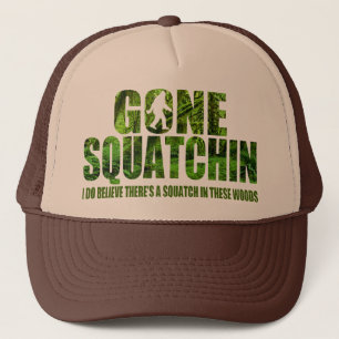 行ったSquatchin **特別で深い森林版**帽子 キャップ