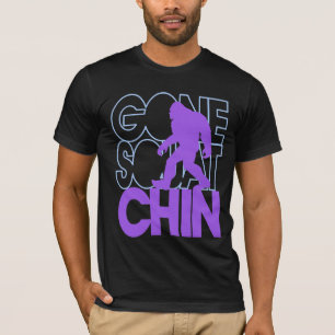 行ったSquatchin -紫色/青 Tシャツ