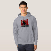 行ったSquatchin (赤及び黒) パーカ (正面フル)