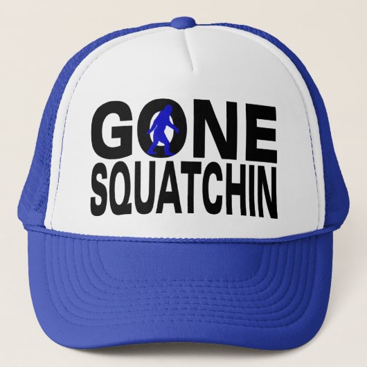 行ったSquatchin (青いロゴ) キャップ (正面)