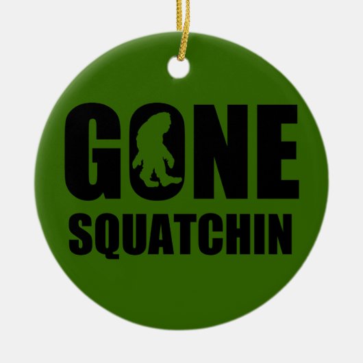 行ったSquatchin 3 セラミックオーナメント (正面)