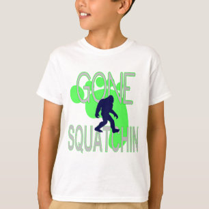 行ったsquatchin tシャツ