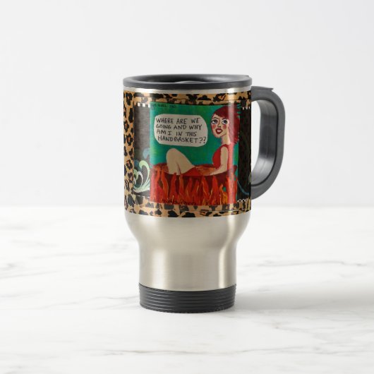 行っている私達があるところ、そしてこの手篭の私があるなぜ トラベルマグ (正面右)