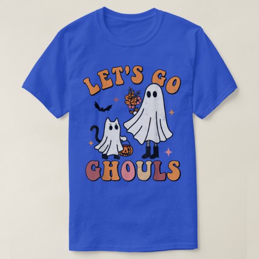 行ってみようグールズハロウィンシーズン不気味グルーヴィーRet Tシャツ (デザイン正面)