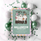 行ってみようGhoulsグルービーハロウィーンのコスチュームパーティー 招待状