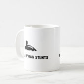 行ってKarting下さい コーヒーマグカップ (正面左)