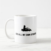 行ってKarting下さい コーヒーマグカップ (左)