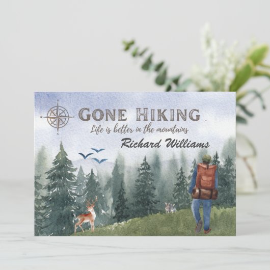 行っハイキングライフよりよい山ハイカーディアー 招待状 (スタンド正面)