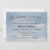 行っハイキングライフよりよい山ハイカーディアー 招待状 (裏面)