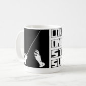 行なうことは生き延びます コーヒーマグカップ (正面左)