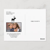 行のカラフルクリスマスの願い休日の写真 ポストカード (裏面)