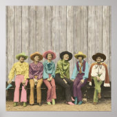 行のヴィンテージ西部の女性のカーボーイポスター ポスター (正面)