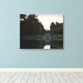 行の終わり キャンバスプリント (インサイチュ (ウッドフロア))