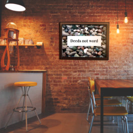 行は語の諺で感動的はない ポスター