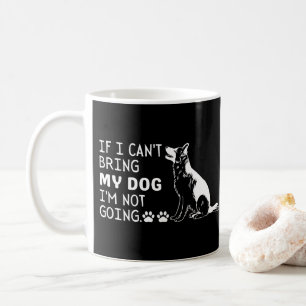 行もしかない犬は連れてこない コーヒーマグカップ