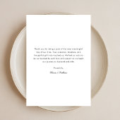 行エレガント先ウェディングフォトサンキューカード サンキューカード