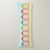 行カラフルビーチハッツ夏 ボディピロー (正面縦)