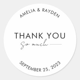 行シンプル付きタイポグラフィスクリプ結婚ト ラウンドシール