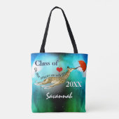 行パーソナライズされたく場所をキリン トートバッグ (裏面)