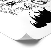 行モダンく場所の子供部屋 ポスター (角)