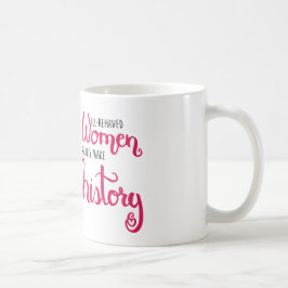 行儀が良い女性のマグ コーヒーマグカップ