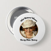 行儀が良い女性はまれに歴史ボタンを作りません 缶バッジ (正面&裏面)