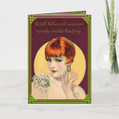 行儀が良い女性 カード (正面)