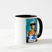 行儀が良い女性 マグカップ (正面右)