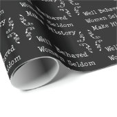 行儀が良い女性 ラッピングペーパー (ロールコーナー)