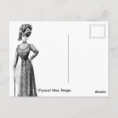 行儀の良い女性はめったに歴史のはがきを作らない ポストカード (裏面)