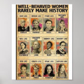 行儀の良い女性はめったに歴史のポスターを作らない ポスター (正面)