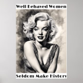 行儀の良い女性はめったに歴史のポスターを作らない ポスター (正面)