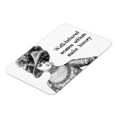 行儀の良い女性はめったに歴史の磁石を作らない マグネット (左側)