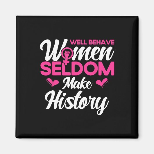 行儀の良い女性はめったに歴史を作らない2 マグネット (正面)