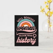 行儀の良い女性はめったに歴史を作らない3 カード (黄色い花)