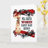 行儀の良い女性はめったに歴史を作らない! カード (黄色い花)