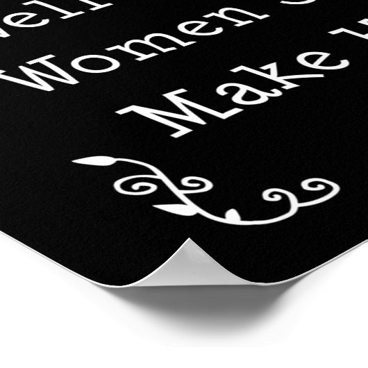 行儀の良い女性はめったに歴史を作らない ポスター (角)