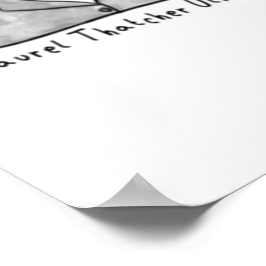 行儀の良い女性はめったに歴史を作らない ポスター (角)