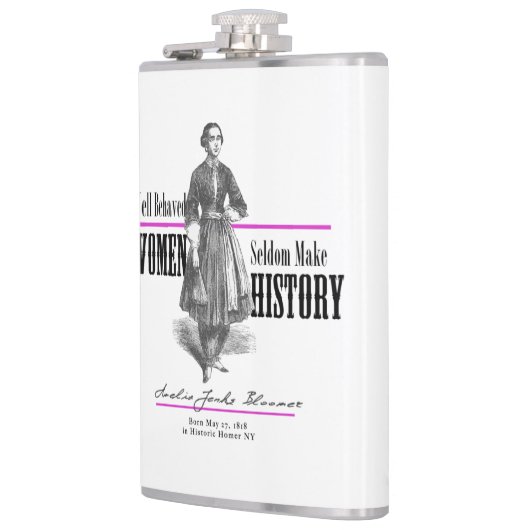 行儀の良い女性はめったに歴史フラスコを作らない フラスク (左)