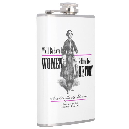 行儀の良い女性はめったに歴史フラスコを作らない フラスク (右)