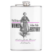 行儀の良い女性はめったに歴史フラスコを作らない フラスク (正面)