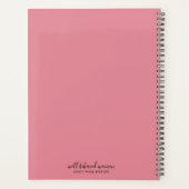 行儀の良い女性は歴史をピンクに変えない プランナー手帳 (裏面)