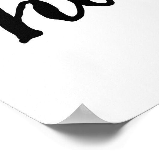 行儀の良い女性 ポスター (角)