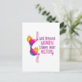 行儀の良い女性 ポストカード (スタンド正面)