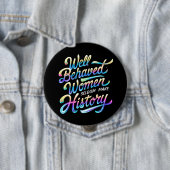 行儀の良い女性 缶バッジ (インサイチュ)