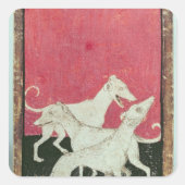 行儀作法のある行儀の場 スクエアシール (正面)