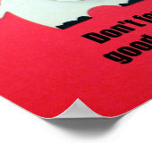 行儀好忘れくな ポスター (角)