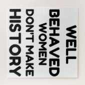 行儀良い女性フェミニスト引用文 ジグソーパズル (横)