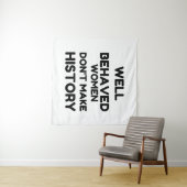 行儀良い女性フェミニスト引用文 タペストリー (インサイチュ(横))